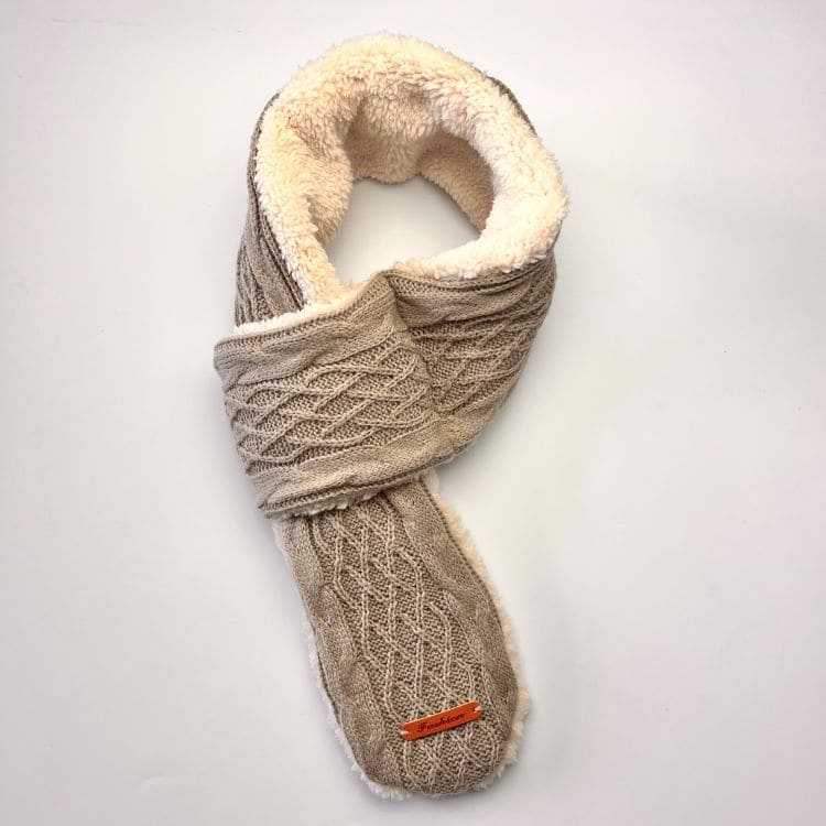 Jacquard Heated Knit Scarf