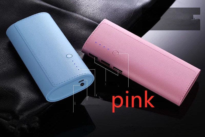 Multi USB Leather Power Bank