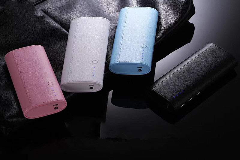 Multi USB Leather Power Bank