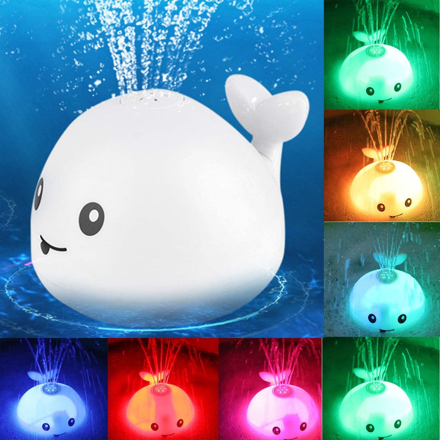 Cute Whale Water Spray Toy