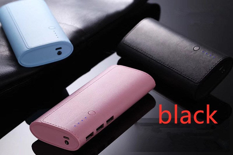 Multi USB Leather Power Bank