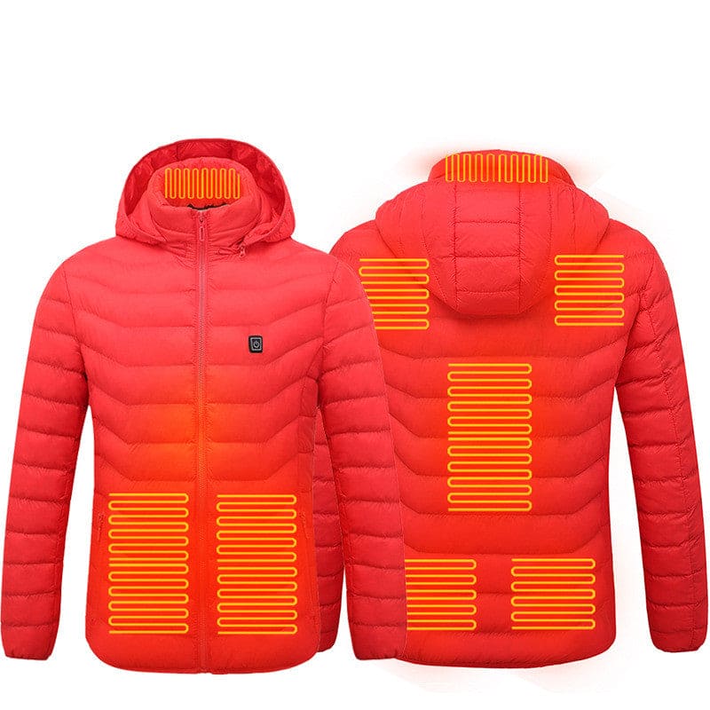 New 8/9 Zone Heated USB Jacket Coat