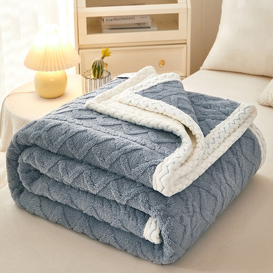 Thermal Thick Coral Fleece Blanket