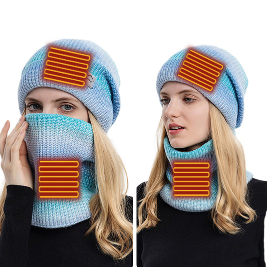 USB Electric Heated Hat and Scarf