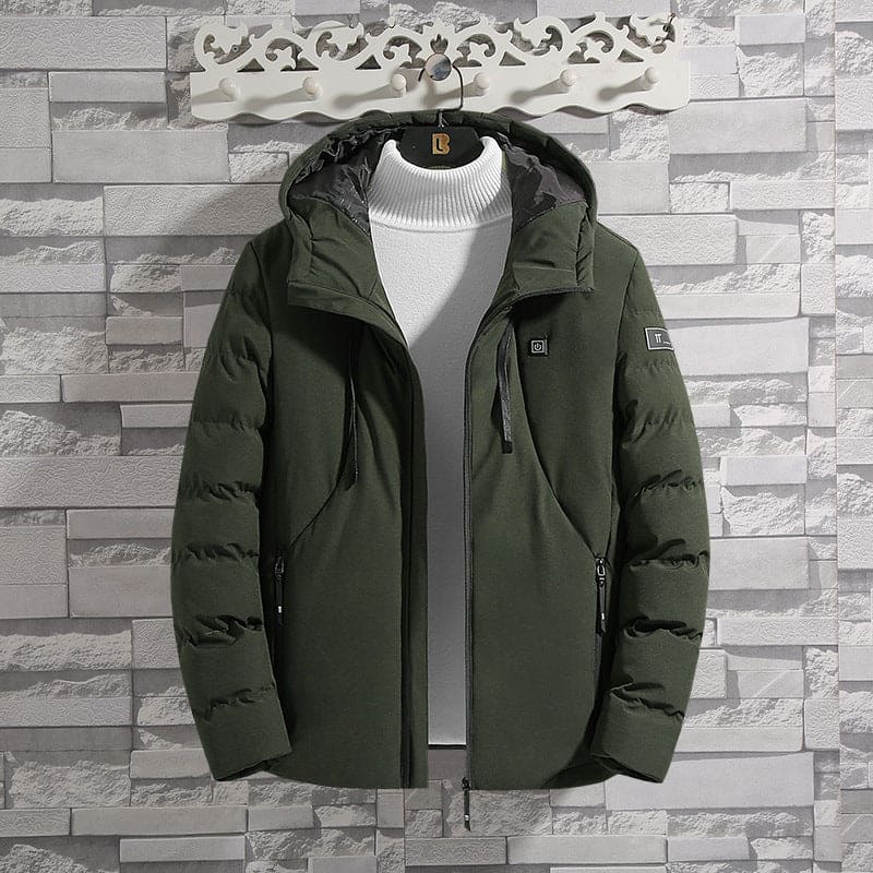 11-Zone Heating Jacket Winter USB Carbon Fiber Heating