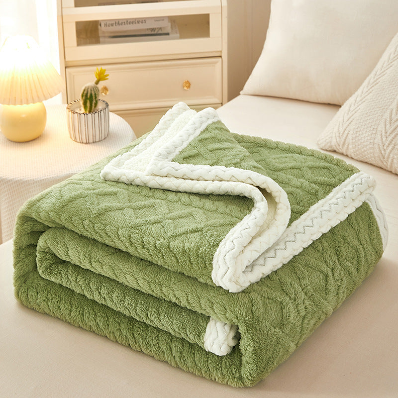 Thermal Thick Coral Fleece Blanket