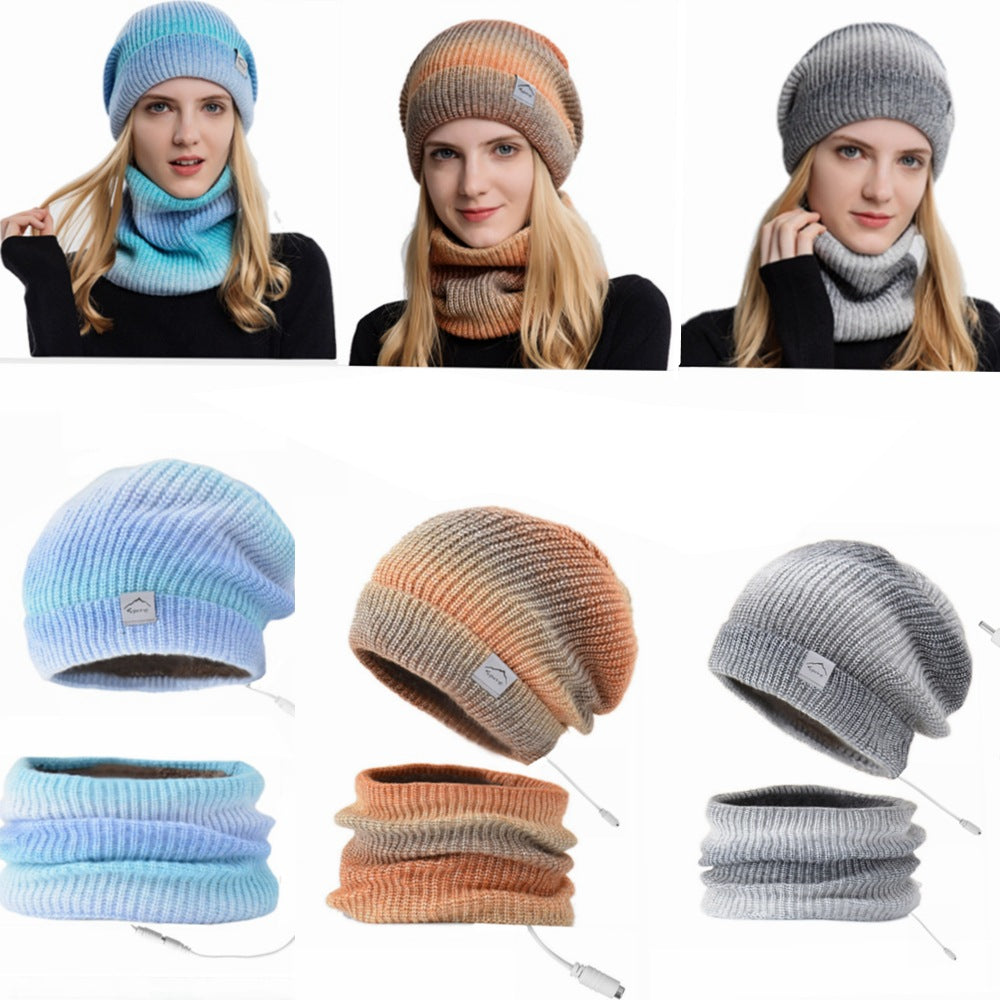 USB Electric Heated Hat and Scarf