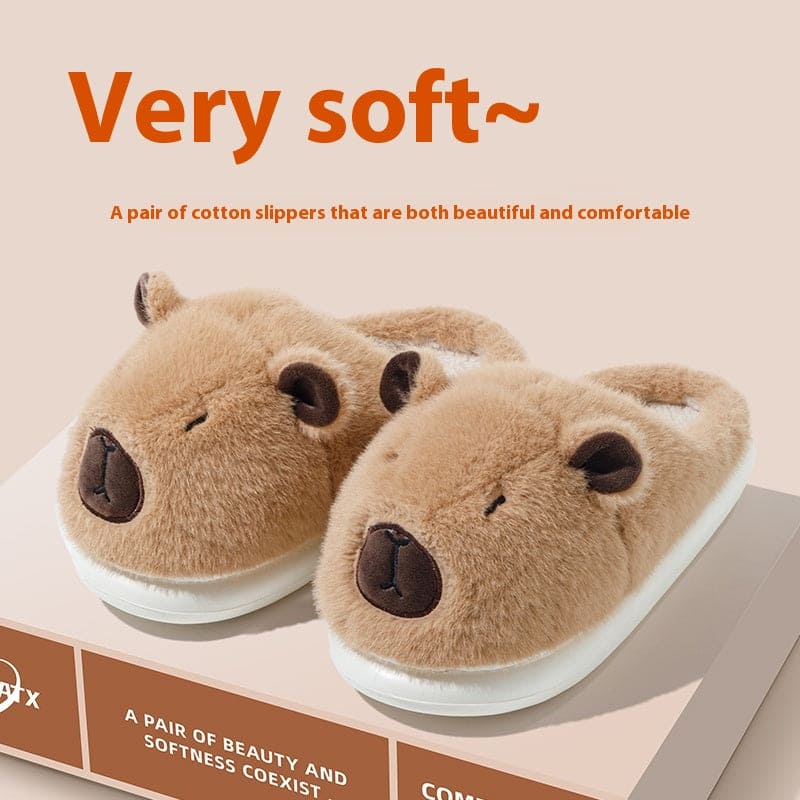 Kapibara Cotton Slippers