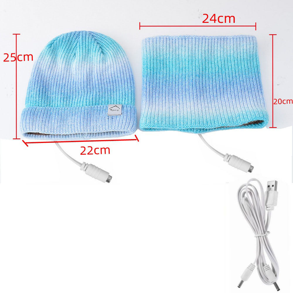 USB Electric Heated Hat and Scarf