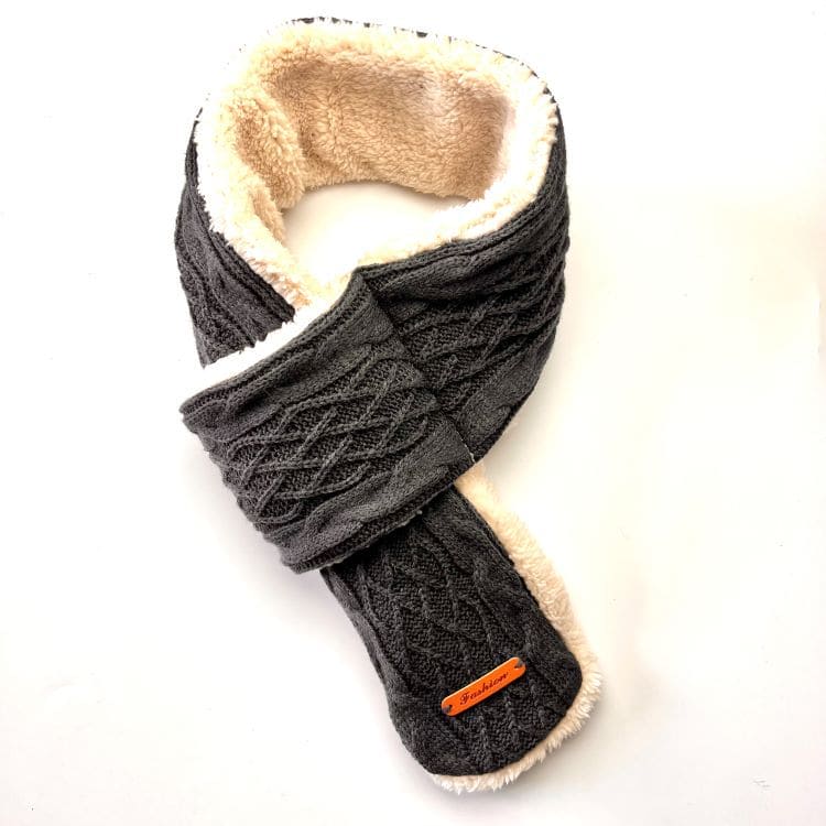 Jacquard Heated Knit Scarf 