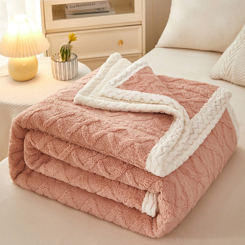 Thermal Thick Coral Fleece Blanket