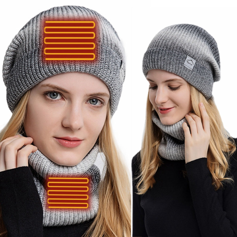 USB Electric Heated Hat and Scarf