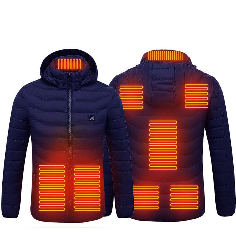 New 8/9 Zone Heated USB Jacket Coat