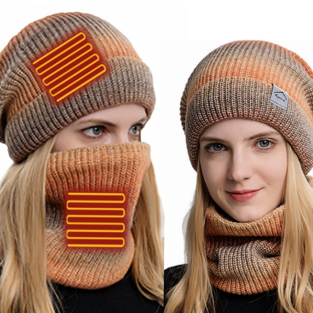 USB Electric Heated Hat and Scarf