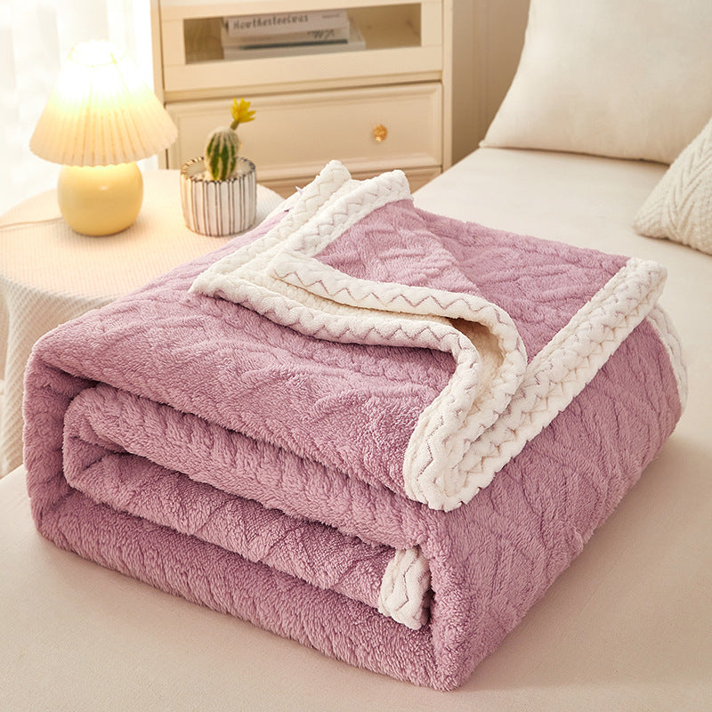 Thermal Thick Coral Fleece Blanket