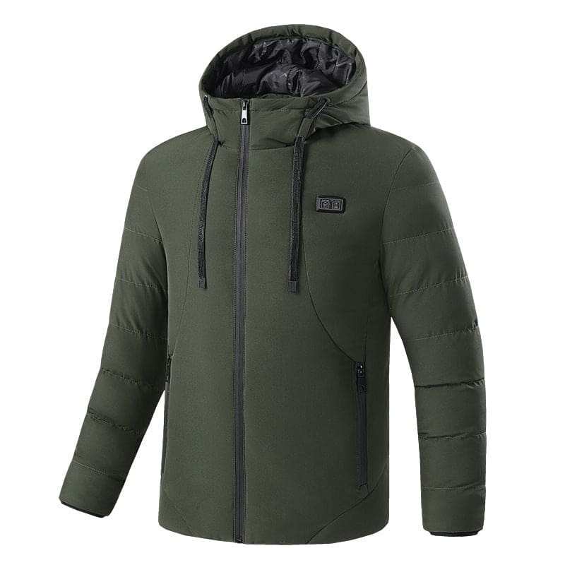 11-Zone Heating Jacket Winter USB Carbon Fiber Heating