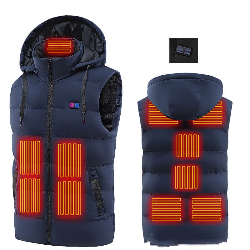 9 Zone Heavy Weight Winter Smart Heating Vest