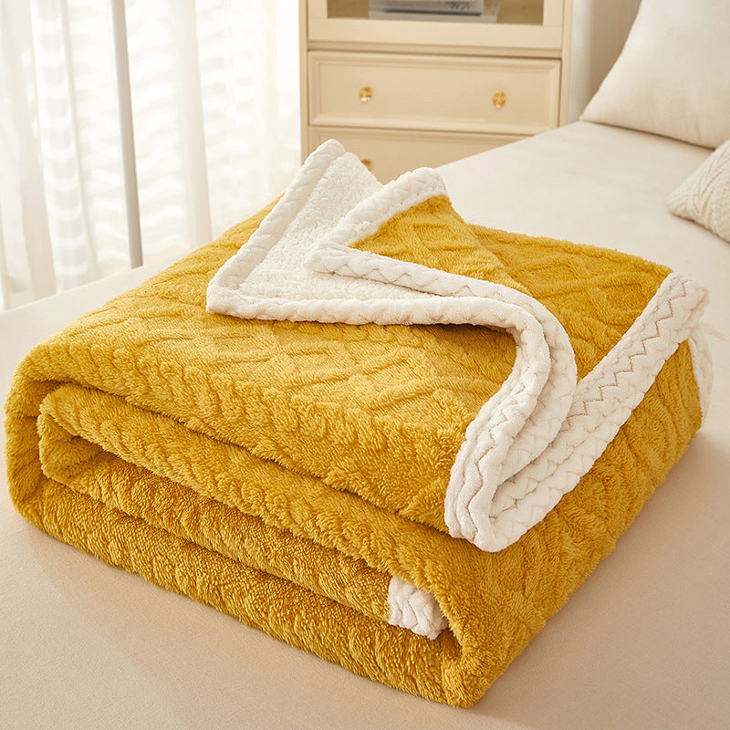 Thermal Thick Coral Fleece Blanket