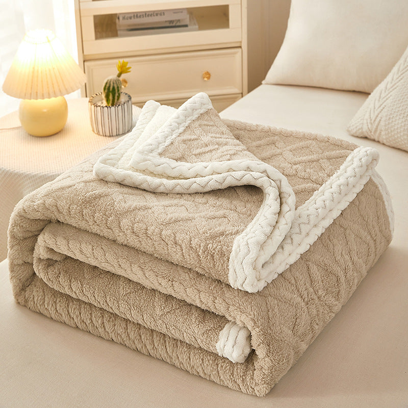 Thermal Thick Coral Fleece Blanket